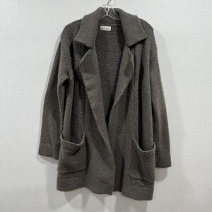 BECOOL Wide Collar Knit Sweater Cardigan Jacket Coat M/L